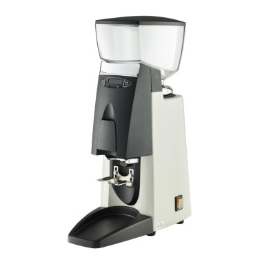 Moulin à café silencieux Barista blanc 55WA - 198 x 397 x 577 mm - SANTOS