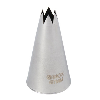 Douille inox cannelée 7mm - SCHNEIDER