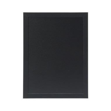 Ardoise murale cadre en bois noir avec feutre craie et fixations 30x40cm - 335 x 820 x 435 mm - SECURIT