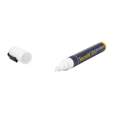Marqueur craie 6mm blanc - 22 x 18 x 145 mm - SECURIT