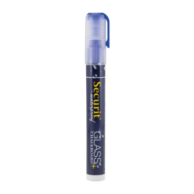 Marqueur craie waterproof (verre+ ardoise) pointe 2-6mm bleu - 430 x 154 x 135 mm - SECURIT