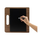 Planche porte-menu à anneaux gamme Walnut - 183 x 340 x 305 mm - SECURIT