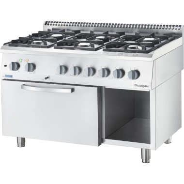 Cuisinière gaz avec four électrique G20/20 - Stalgast  au meilleur prix sur Restock CHR