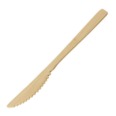 Couteaux en bambou 170 mm (lot de 50) - SIER DISPOSABLES