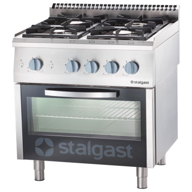 Cuisinière et four gaz 800x700 22,55,0 kW G20/20 mbar - Stalgast  au meilleur prix sur Restock CHR