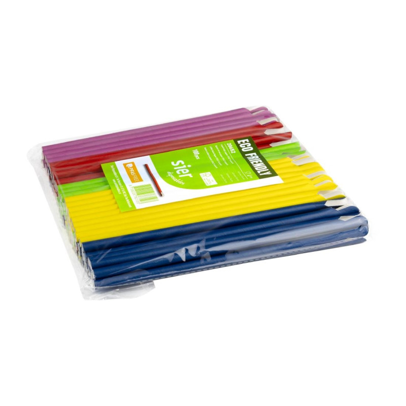 Pailles cuillères en papier (lot de 100) - SIER DISPOSABLES