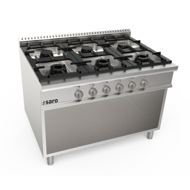 Cuisinière gaz - 6 feux - 36.7 kW - LQ/CUG6BA - Saro  au meilleur prix sur Restock CHR