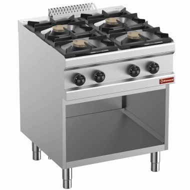 Fourneau gaz 4 feux - armoire ouverte GN2/1 - Diamond  au meilleur prix sur Restock CHR