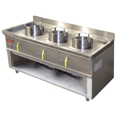 Fourneau wok 3 brûleurs - Diamond  au meilleur prix sur Restock CHR
