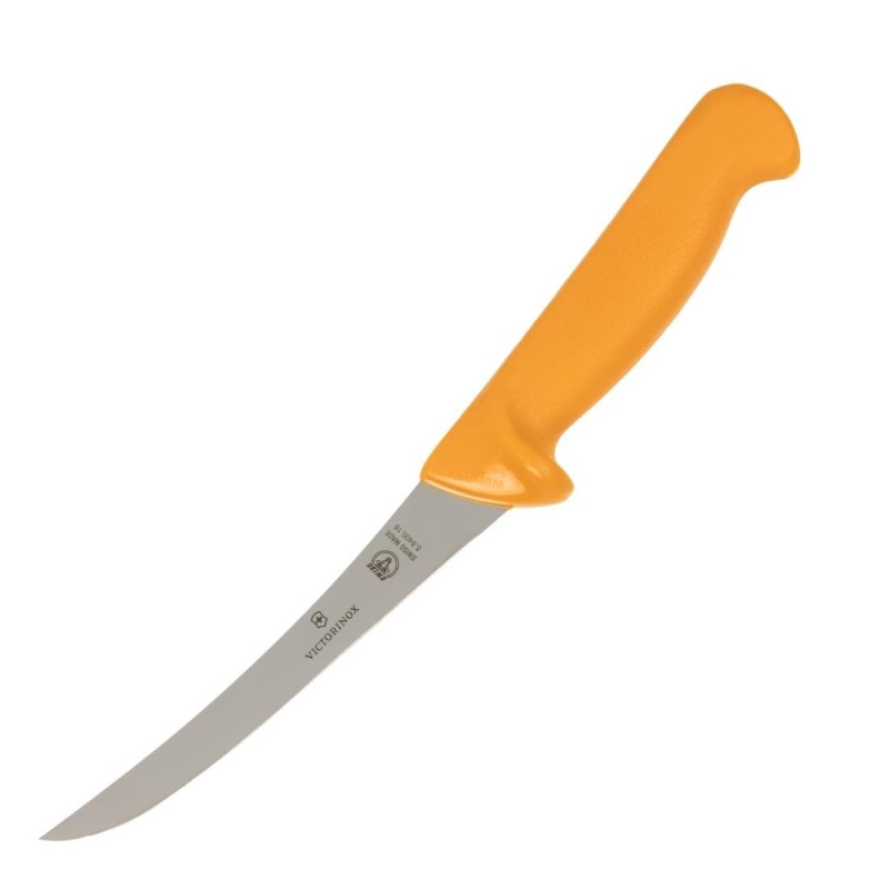 Couteau à désosser incurvé à lame rigide Victorinox 160mm - SWIBO