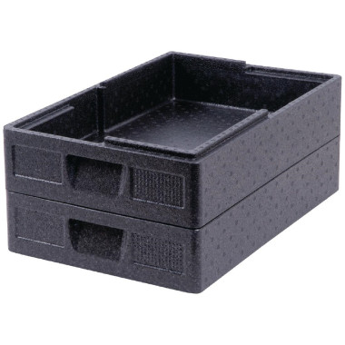 Boîte Thermobox GN 1/1 Salto noire 15L - 600 x 400 x 125 mm - THERMO FUTURE