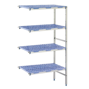Rayonnage modulaire en angle 4 niveaux - Ref GM620 - TOURNUS