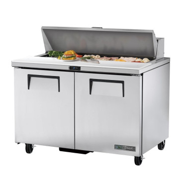 Comptoir de préparation 2 portes 340L TSSU-48-12-HC - 1229 x 766 x 1093 mm - TRUE