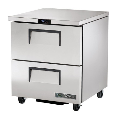 Congélateur dessous de comptoir 2 tiroirs TUC-27F-D-2-HC - 702 x 766 x 839 mm - TRUE