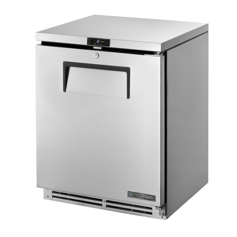 Dessous de comptoir positif 1 porte TUC-24-HC 147L - 610 x 629 x 802 mm - TRUE