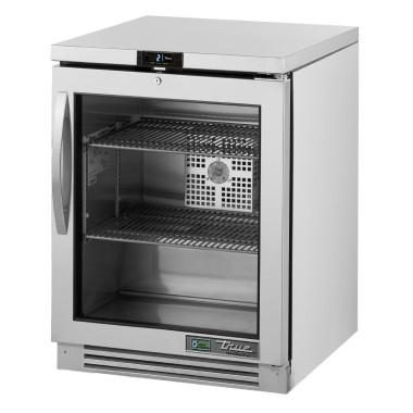 Vitrine positive dessous de comptoir 1 porte battante TUC-24G-HC~FGD01 - 610 x 629 x 802 mm - TRUE