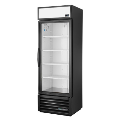 Vitrine positive libre service 1 porte 538L noire GDM-19T-HC~TSL01 - 686 x 632 x 1998 mm - TRUE