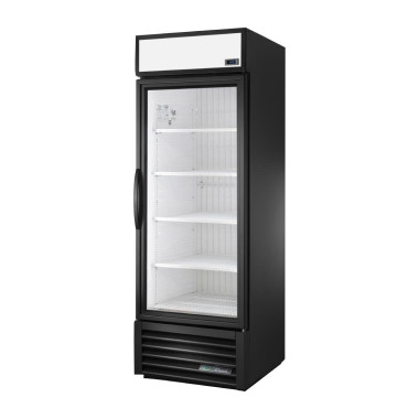 Vitrine positive libre service 1 porte coulissante GDM-23-HC-TSL01 BLK - 686 x 759 x 1998 mm - TRUE