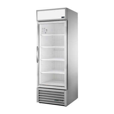Vitrine réfrigérée négative libre service 1 porte GDM-23F-HC-TSL01 BLK - 686 x 759 x 1998 mm - TRUE