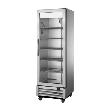 Vitrine réfrigérée positive libre service 1 porte Slimline T-15G-HC-FGD01 - 632 x 585 x 1877 mm - TRUE