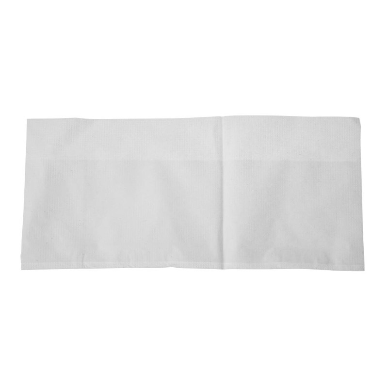 Serviettes lunch blanches 1 pli (lot de 6000) - UNITED PAPER