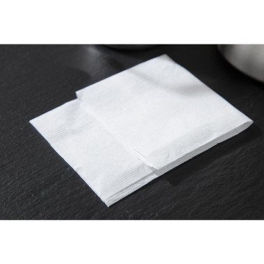 Serviettes lunch blanches 1 pli (lot de 6000) - UNITED PAPER
