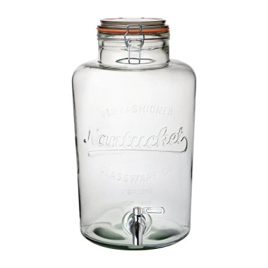 Distributeur de boissons en verre transparent 8.5 L - UTOPIA