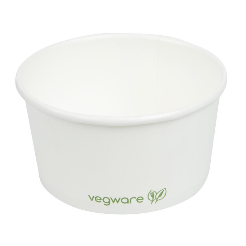 Bols à soupe ou glace compostables 170ml (lot de 1000) - VEGWARE