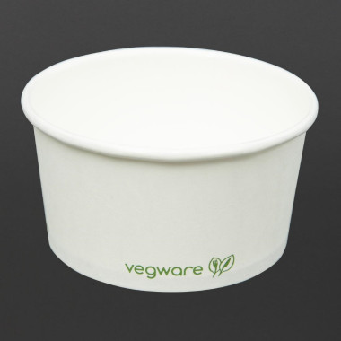 Bols à soupe ou glace compostables 170ml (lot de 1000) - VEGWARE