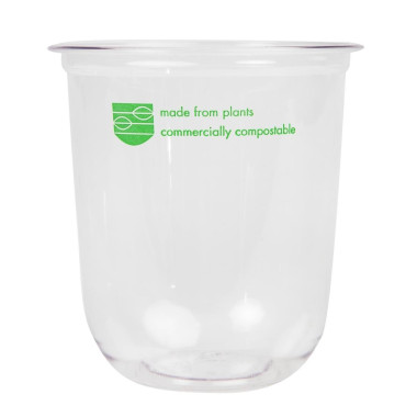 Pots Deli en PLA compostables série 96 454ml (lot de 1000) - VEGWARE