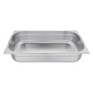 Bac GN 1/1 en inox avec poignées 100mm - 530 x 100 x 325 mm - VOGUE