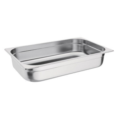 Bac Gastronorme inox GN 1/1 100mm - 530 x 100 x 325 mm - VOGUE