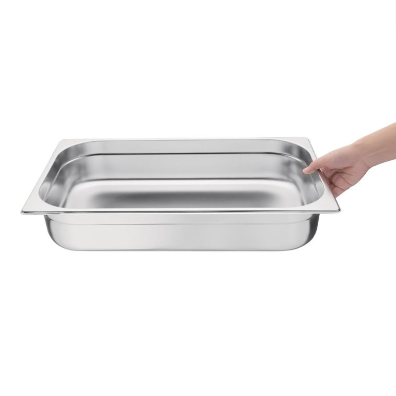 Bac Gastronorme inox GN 1/1 100mm - 530 x 100 x 325 mm - VOGUE