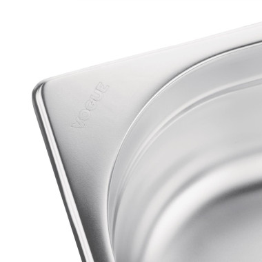 Bac Gastronorme inox GN 1/1 100mm - 530 x 100 x 325 mm - VOGUE