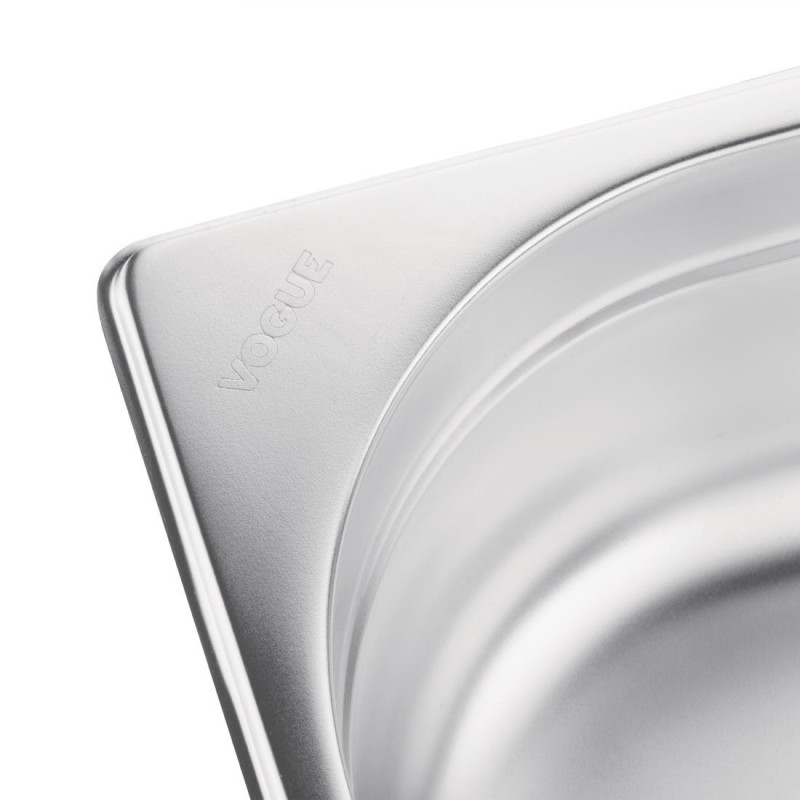 Bac Gastronorme inox GN 1/1 100mm - 530 x 100 x 325 mm - VOGUE