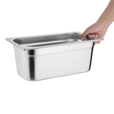 Bac Gastronorme inox GN 1/3 100mm - 325 x 100 x 176 mm - VOGUE