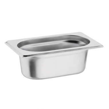 Bac Gastronorme inox GN 1/9 65mm - 176 x 65 x 108 mm - VOGUE