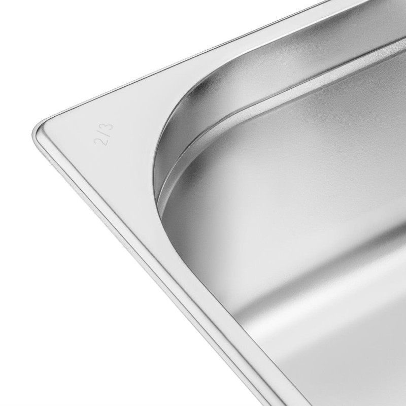 Bac Gastronorme inox GN 2/3 150mm - 354 x 150 x 325 mm - VOGUE
