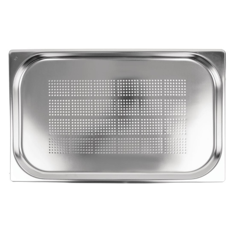 Bac Gastronorme inox perforé GN 1/1 20mm - 530 x 20 x 325 mm - VOGUE