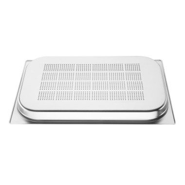 Bac Gastronorme inox perforé GN 1/1 40mm - 530 x 40 x 325 mm - VOGUE
