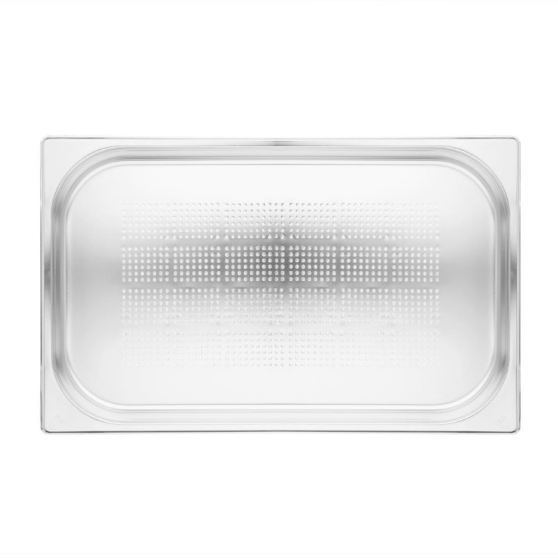 Bac Gastronorme inox perforé GN 1/1 40mm - 530 x 40 x 325 mm - VOGUE