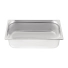 Bac inox 18/10 GN 1/1 professionnel 150mm - 325 x 150 x 530 mm - VOGUE