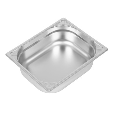 Bac inox 18/10 GN 1/2 professionnel 100mm - 265 x 100 x 325 mm - VOGUE