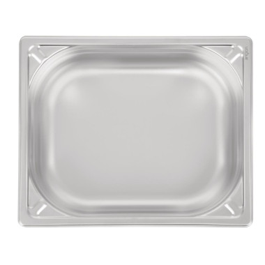 Bac inox 18/10 GN 1/2 professionnel 100mm - 265 x 100 x 325 mm - VOGUE