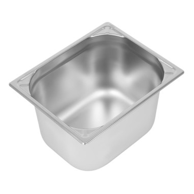 Bac inox 18/10 GN 1/2 professionnel 200mm - 265 x 200 x 325 mm - VOGUE