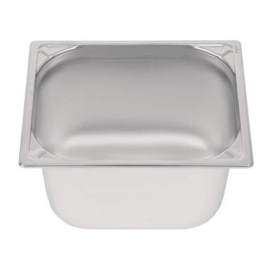 Bac inox 18/10 GN 1/2 professionnel 200mm - 265 x 200 x 325 mm - VOGUE