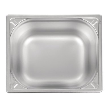 Bac inox 18/10 GN 1/2 professionnel 200mm - 265 x 200 x 325 mm - VOGUE