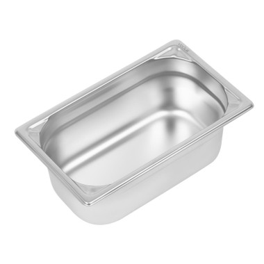 Bac inox 18/10 GN 1/4 100mm - 162 x 100 x 265 mm - VOGUE