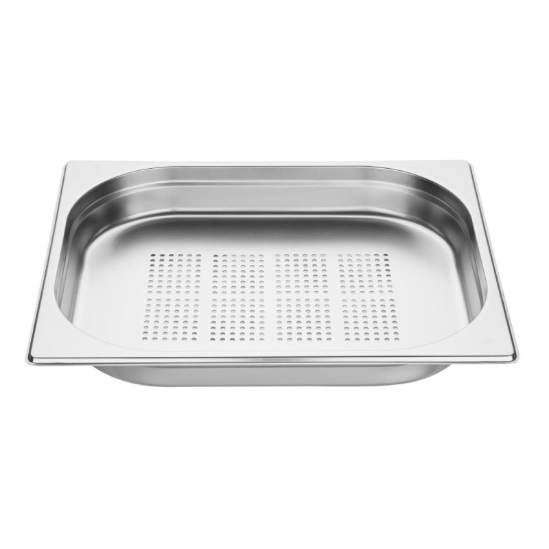 Bac inox perforé GN 1/2 40mm - 325 x 40 x 265 mm - VOGUE