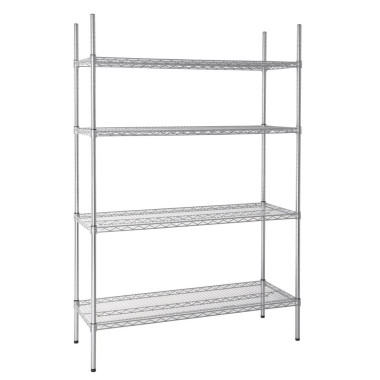 Etagère modulaire 4 niveaux - 1220 x 457 x 1840 mm - VOGUE